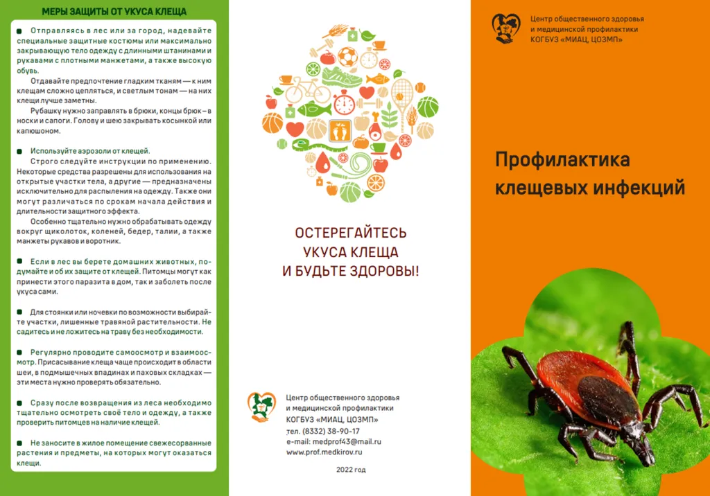Профилактика клещевых инфекций